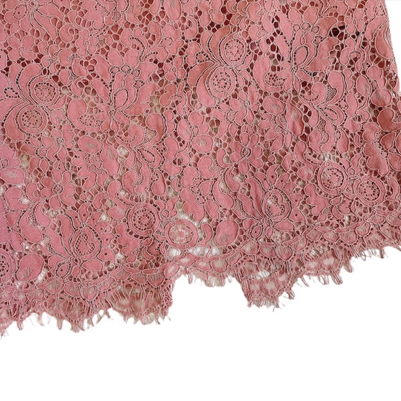 ❤️🔥3/$22❤️🔥 Dusty pink lace skirt with lining - Picture 3 of 13